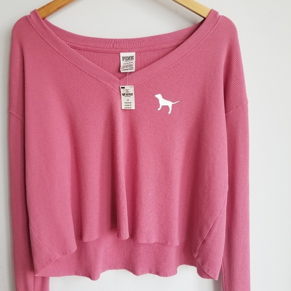 PINK VICTORIA'S SECRET CROP TOP - Picture 3 of 4